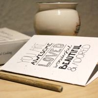 Growing Paper You Are Awesome Greeting Card